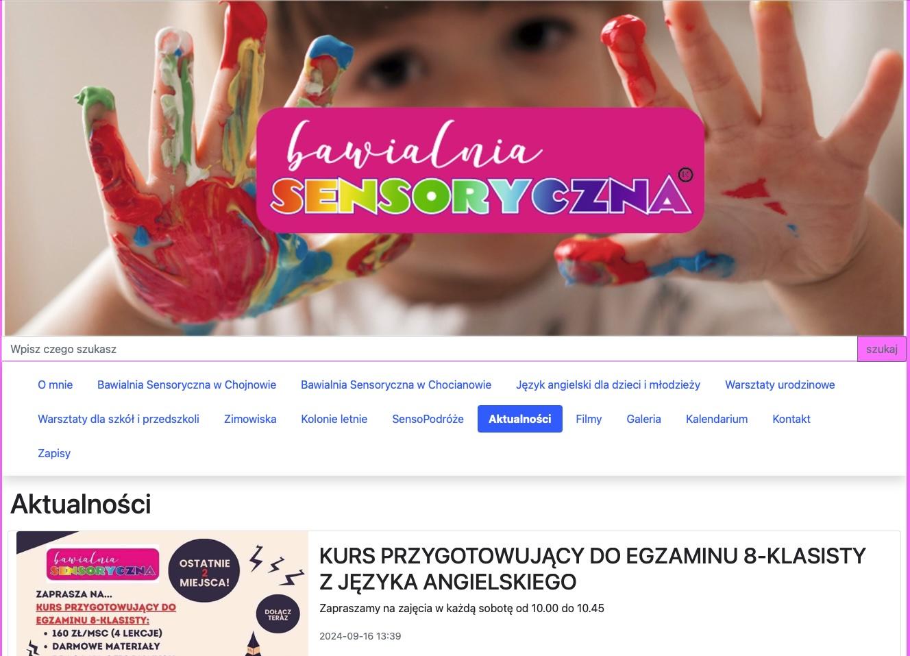 Logo Bawialnia Sensoryczna w Chojnowie